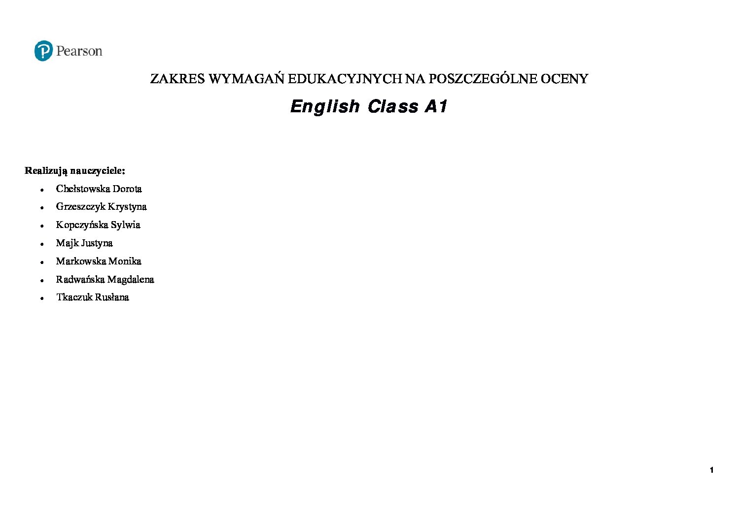 Wymagania_edukacyjne_j._angielski_klasa_4 | Szkoła Podstawowa nr 5 im